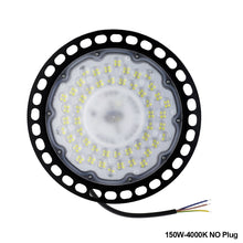 Load image into Gallery viewer, 100W 150W 200W UFO LED High Bay Light AC220V Waterproof Warehouse Garage Light Super Bright Commercial Industrial Lighting
