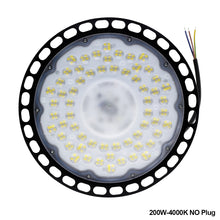 Load image into Gallery viewer, 100W 150W 200W UFO LED High Bay Light AC220V Waterproof Warehouse Garage Light Super Bright Commercial Industrial Lighting
