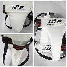 Load image into Gallery viewer, Taekwondo Gear Crotch Protector Jockstrap Men Women Underwear Guard Karate MMA Boxing Sanda Exercise Martial Arts Equipment
