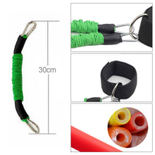 Load image into Gallery viewer, 20LB-80LB Gym Rubber Pull Rope Resistance Band Fitness Training Trainer Taekwondo Kick
