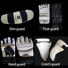 Load image into Gallery viewer, Taekwondo Set Taekwondo Protective Gear Helmet Armor Kickboxing Boxing Glove Taekwondo Equipment Head Protector
