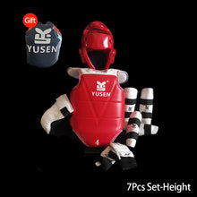 Load image into Gallery viewer, Taekwondo Set Taekwondo Protective Gear Helmet Armor Kickboxing Boxing Glove Taekwondo Equipment Head Protector
