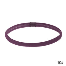 Load image into Gallery viewer, Women Men Elastic Absorbent Sweat Bands Yoga Running Fitness Headband Thin Sports Hair Bands Anti-slip Girls Hair Accessories

