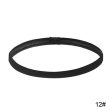 Load image into Gallery viewer, Women Men Elastic Absorbent Sweat Bands Yoga Running Fitness Headband Thin Sports Hair Bands Anti-slip Girls Hair Accessories
