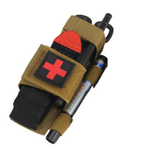 Load image into Gallery viewer, Nylon MOLLE Tourniquet Pouch Holder EMT Trauma Shears Storage Bag EDC Belt Pouch Flashlight Holster Medical Scissor Molle Pouch
