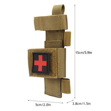 Load image into Gallery viewer, Nylon MOLLE Tourniquet Pouch Holder EMT Trauma Shears Storage Bag EDC Belt Pouch Flashlight Holster Medical Scissor Molle Pouch
