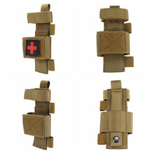 Load image into Gallery viewer, Nylon MOLLE Tourniquet Pouch Holder EMT Trauma Shears Storage Bag EDC Belt Pouch Flashlight Holster Medical Scissor Molle Pouch
