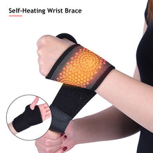 Load image into Gallery viewer, 1Pc Magnetic Therapy Self-Heating Wrist Support Brace Wrap Heated Hand Warmer Compression Pain Relief Wristband Belt Health Care
