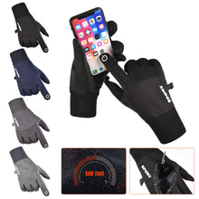 Load image into Gallery viewer, Winter Waterproof Cycling Gloves Touch Screen Gloves Fleece Outdoor Scooter Windproof Riding Motorcycle Ski Warm Bike Gloves
