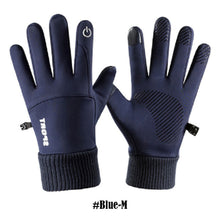 Load image into Gallery viewer, Winter Waterproof Cycling Gloves Touch Screen Gloves Fleece Outdoor Scooter Windproof Riding Motorcycle Ski Warm Bike Gloves
