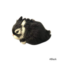 Load image into Gallery viewer, Simulation Rabbit Toy Squatting Model Home Decoration Rabbit Model Easter Rabbits Simulation Plush Toys Action Figures Kids Gift
