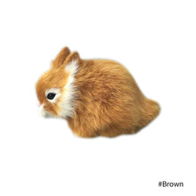 Load image into Gallery viewer, Simulation Rabbit Toy Squatting Model Home Decoration Rabbit Model Easter Rabbits Simulation Plush Toys Action Figures Kids Gift

