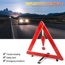 Load image into Gallery viewer, Car Safety Reflective Triangle Sign Stop Warning Board Foldable Vehicle Emergency Breakdown Tripod Reflector
