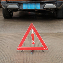 Load image into Gallery viewer, Car Safety Reflective Triangle Sign Stop Warning Board Foldable Vehicle Emergency Breakdown Tripod Reflector
