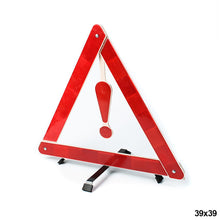 Load image into Gallery viewer, Car Safety Reflective Triangle Sign Stop Warning Board Foldable Vehicle Emergency Breakdown Tripod Reflector
