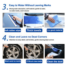 Load image into Gallery viewer, 10Pcs Car Washing Cleaning Tools Kit Towel Mops Dust Removal Brush Car Cleaning Supplies Auto Maintainence
