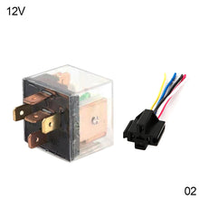 Load image into Gallery viewer, Car Control Switch Device Automotive Relay DC 12V / 24V 80A 4/5Pin SPDT Car Relays High Capacity Switching Relay Waterproof
