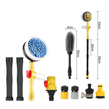 Load image into Gallery viewer, Professional Automatic Car Foam Brush Wash Kit Spray Foam Rotating Brush Portable Auto Clean Tools Switch Flow
