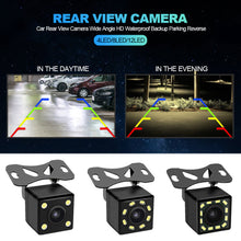 Load image into Gallery viewer, 4LED/8LED/12LED Car Rear View Camera Wide Angle HD Waterproof Backup Parking Reverse

