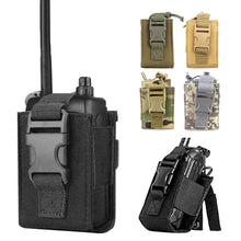Load image into Gallery viewer, Tactical Molle Radio Walkie Talkie Pouch Waist Bag Holder Pocket Portable Interphone Holster Carry Bag Walkie-Talkie Case Holder
