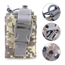 Load image into Gallery viewer, Tactical Molle Radio Walkie Talkie Pouch Waist Bag Holder Pocket Portable Interphone Holster Carry Bag Walkie-Talkie Case Holder
