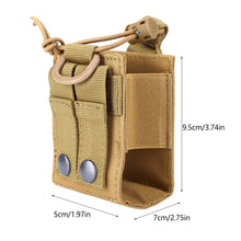 Load image into Gallery viewer, Tactical Molle Radio Walkie Talkie Pouch Waist Bag Holder Pocket Portable Interphone Holster Carry Bag Walkie-Talkie Case Holder
