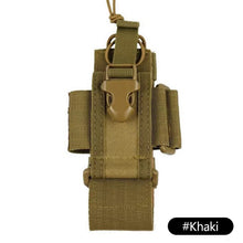 Load image into Gallery viewer, 1000D Tactical Molle Walkie Talkie Pouch Interphone Storage Bag Outdoor Molle Radio Pouch Walkie-Talkie Case Holder Molle Pouch
