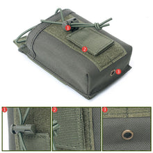 Load image into Gallery viewer, Outdoor Pouch Tactical Molle Radio Walkie Talkie Pouch Waist Bag Holder Pocket Portable Interphone Holster Bag Magazine Pouch
