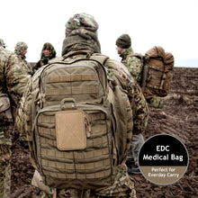 Load image into Gallery viewer, Survival First-aid Kit Container Travel Waterproof Tactical EDC Military Waist Pack Outdoor Climbing Camping Equipment safe Bag
