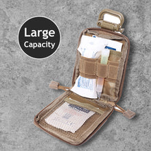 Load image into Gallery viewer, Survival First-aid Kit Container Travel Waterproof Tactical EDC Military Waist Pack Outdoor Climbing Camping Equipment safe Bag
