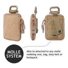 Load image into Gallery viewer, Survival First-aid Kit Container Travel Waterproof Tactical EDC Military Waist Pack Outdoor Climbing Camping Equipment safe Bag
