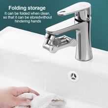 Load image into Gallery viewer, 1080° Rotation Dual Function Extender Faucet Aerator Plastic Tap Splash Filter Bubbler Nozzle Robotic Arm for Kitchen Washbasin
