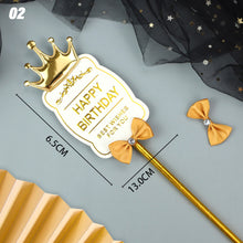 Load image into Gallery viewer, Crown Lace Birthday Cake Decoration High Quality Cake Topper Luxury Baking Ornaments Birthday Gift Decoration Birthday Party Supplies
