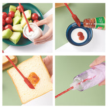 Load image into Gallery viewer, 3 in 1 Silicone Mini Spatulas Extendable Slicker-Spoon Cosmetic Bottle Jam Scraper Cream Cake Spatula Kitchen Baking Accessories
