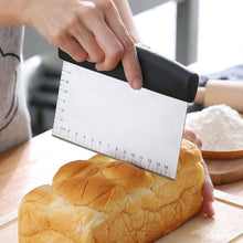 Load image into Gallery viewer, Stainless Steel Dough Cutter Cake Cream Spatula Butter Batter Scraper Baking Tools For Home Baking Cutting Tools Kitchen Gadgets
