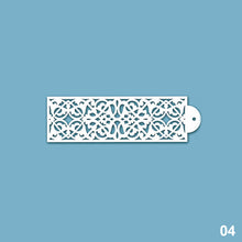 Load image into Gallery viewer, DIY Cake Drawing Lace Mold Cake Stencil Plastic Lace Cake Boder Stencils Template Cake Decorating Tool

