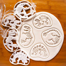 Load image into Gallery viewer, Dinosaur Cookie Cutters Mold Dinosaur Biscuit Embossing Mould Sugarcraft Dessert Baking Mold Cake Kitchen Accessories Tool
