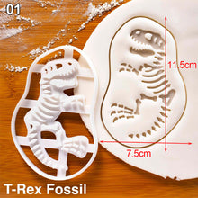 Load image into Gallery viewer, Dinosaur Cookie Cutters Mold Dinosaur Biscuit Embossing Mould Sugarcraft Dessert Baking Mold Cake Kitchen Accessories Tool
