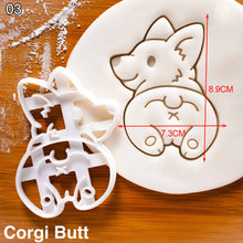 Load image into Gallery viewer, DIY Cookie Cutters Mold Cute Corgi Dog Shaped Biscuit Baking Tool Kitchenware Bakeware Tool for Kids Hand Mold
