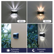 Load image into Gallery viewer, LED Solar Wall Lights Outdoor Waterproof Solar Led Light Outdoor Solar Wall Stair Light Patio Courtyard Street Landscape Garden Decor Wall Lamp
