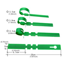 Load image into Gallery viewer, 100PCS Gardening Plant Nursery Hang Tag Plastic Identification Card Waterproof Ring Set Reusable Label Markers Garden Tool
