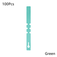 Load image into Gallery viewer, 100PCS Gardening Plant Nursery Hang Tag Plastic Identification Card Waterproof Ring Set Reusable Label Markers Garden Tool
