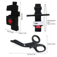 Load image into Gallery viewer, Outdoor Tactical Survival Tourniquet Fast Hemostasis Kit Trauma Medical Shear Tourniquet Bag for First Aid Safety Survival Tools
