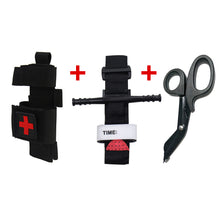 Load image into Gallery viewer, Outdoor Tactical Survival Tourniquet Fast Hemostasis Kit Trauma Medical Shear Tourniquet Bag for First Aid Safety Survival Tools
