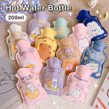 Load image into Gallery viewer, Lovely Cartoon Mini Hot Water Bottle Bag Warm Belly Warmer Filled Mini Explosion-proof Portable Winter Reusable Hand Warmer

