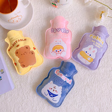 Load image into Gallery viewer, Lovely Cartoon Mini Hot Water Bottle Bag Warm Belly Warmer Filled Mini Explosion-proof Portable Winter Reusable Hand Warmer
