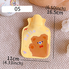 Load image into Gallery viewer, Lovely Cartoon Mini Hot Water Bottle Bag Warm Belly Warmer Filled Mini Explosion-proof Portable Winter Reusable Hand Warmer
