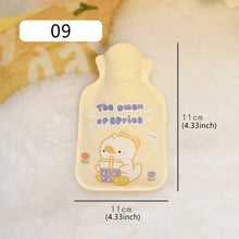 Load image into Gallery viewer, Lovely Cartoon Mini Hot Water Bottle Bag Warm Belly Warmer Filled Mini Explosion-proof Portable Winter Reusable Hand Warmer
