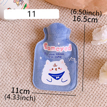 Load image into Gallery viewer, Lovely Cartoon Mini Hot Water Bottle Bag Warm Belly Warmer Filled Mini Explosion-proof Portable Winter Reusable Hand Warmer
