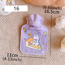 Load image into Gallery viewer, Lovely Cartoon Mini Hot Water Bottle Bag Warm Belly Warmer Filled Mini Explosion-proof Portable Winter Reusable Hand Warmer
